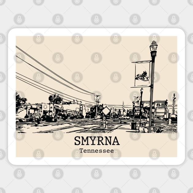 Smyrna - Tennessee Magnet by Lakeric